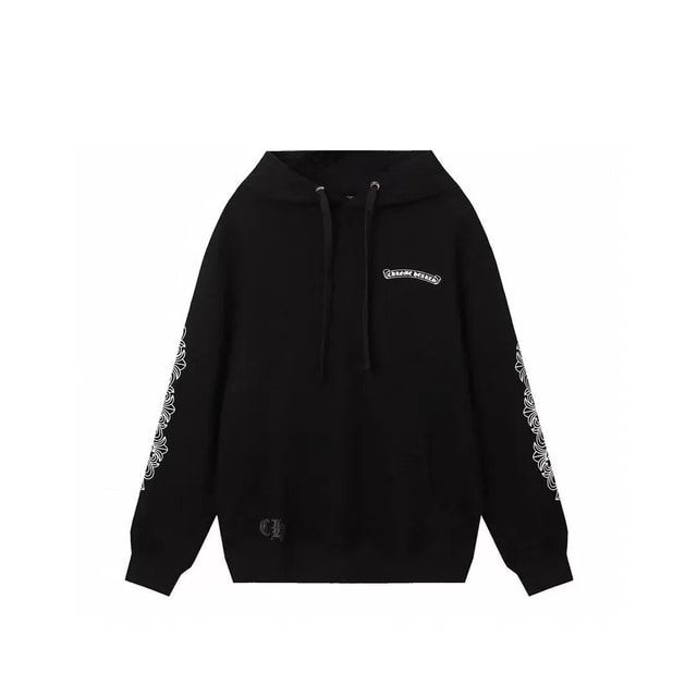 Chrome Hearts Cross-Sleeve Zip Hoodie — Black product presentation