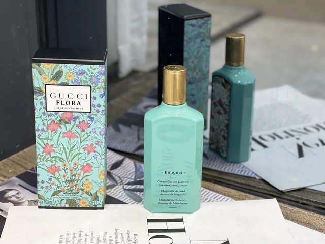 Gucci Flora Gorgeous Jasmine product presentation