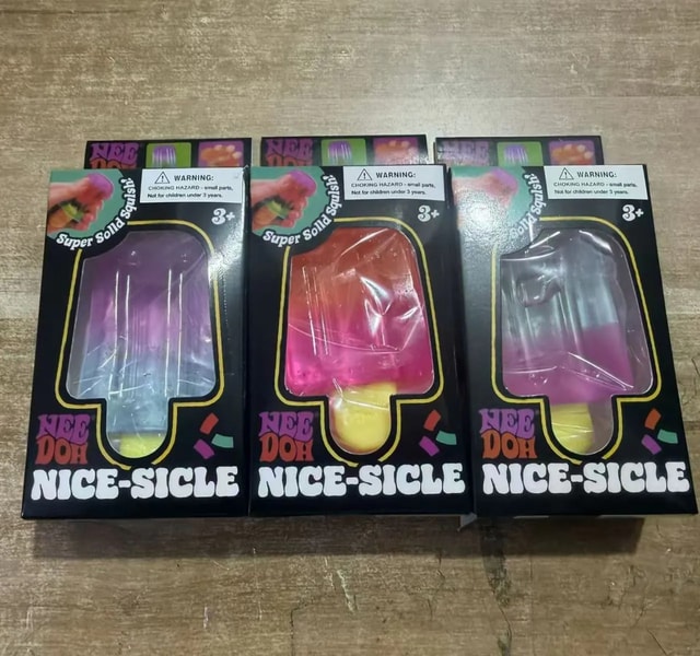 NeeDoh Nice-Sicle product presentation