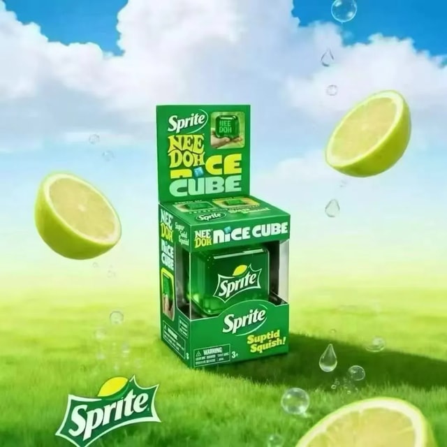 Sprite NeeDoh Nice Cube product presentation
