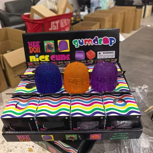 NeeDoh Nice Cube Gumdrop product presentation