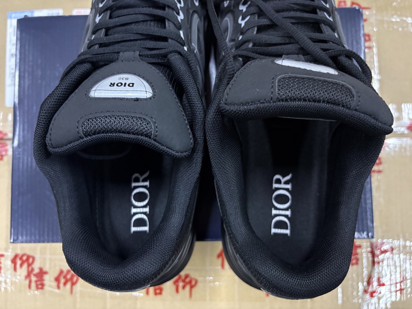 Black Reflective Mesh Runner Sneakers product view 7