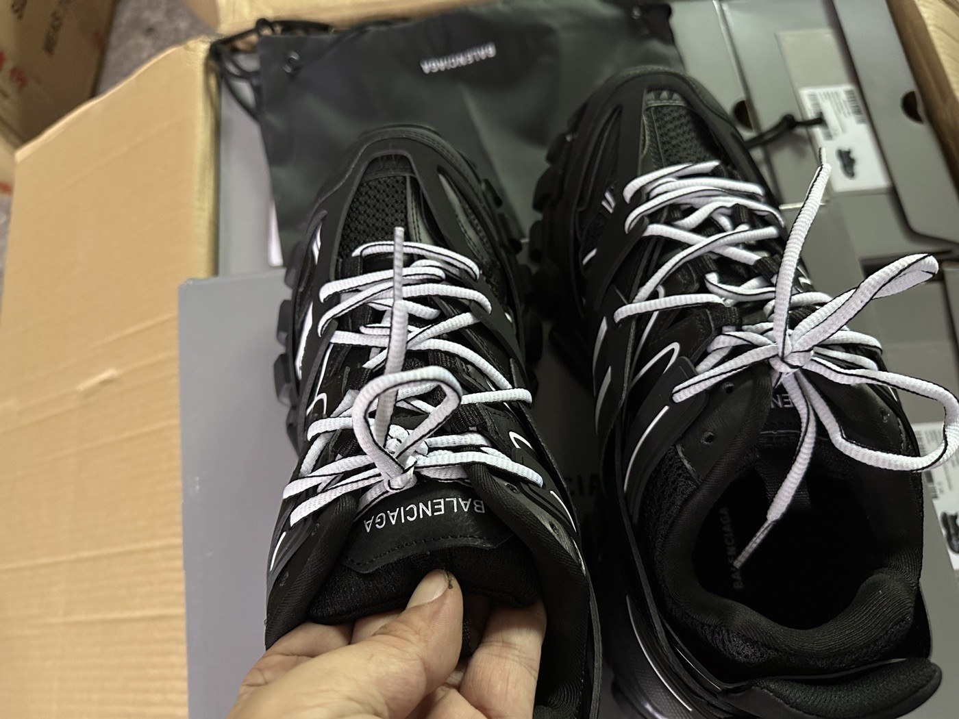 Balenciaga Black Runner Sneakers product view 7