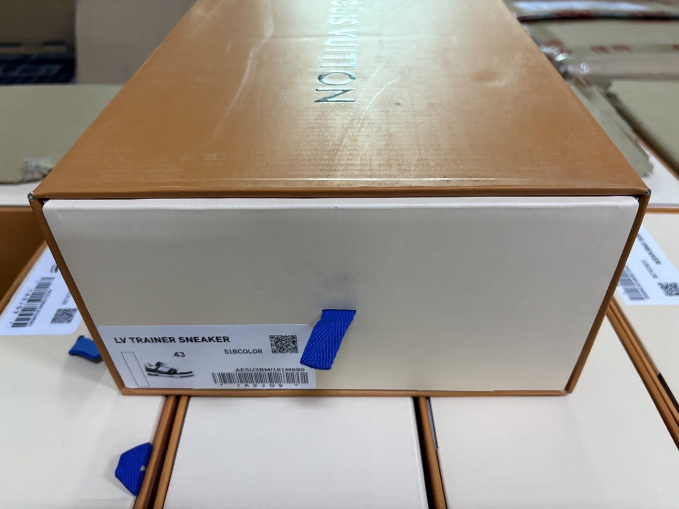 Louis Vuitton Black-and-White Monogram Trainer Sneakers product view 3
