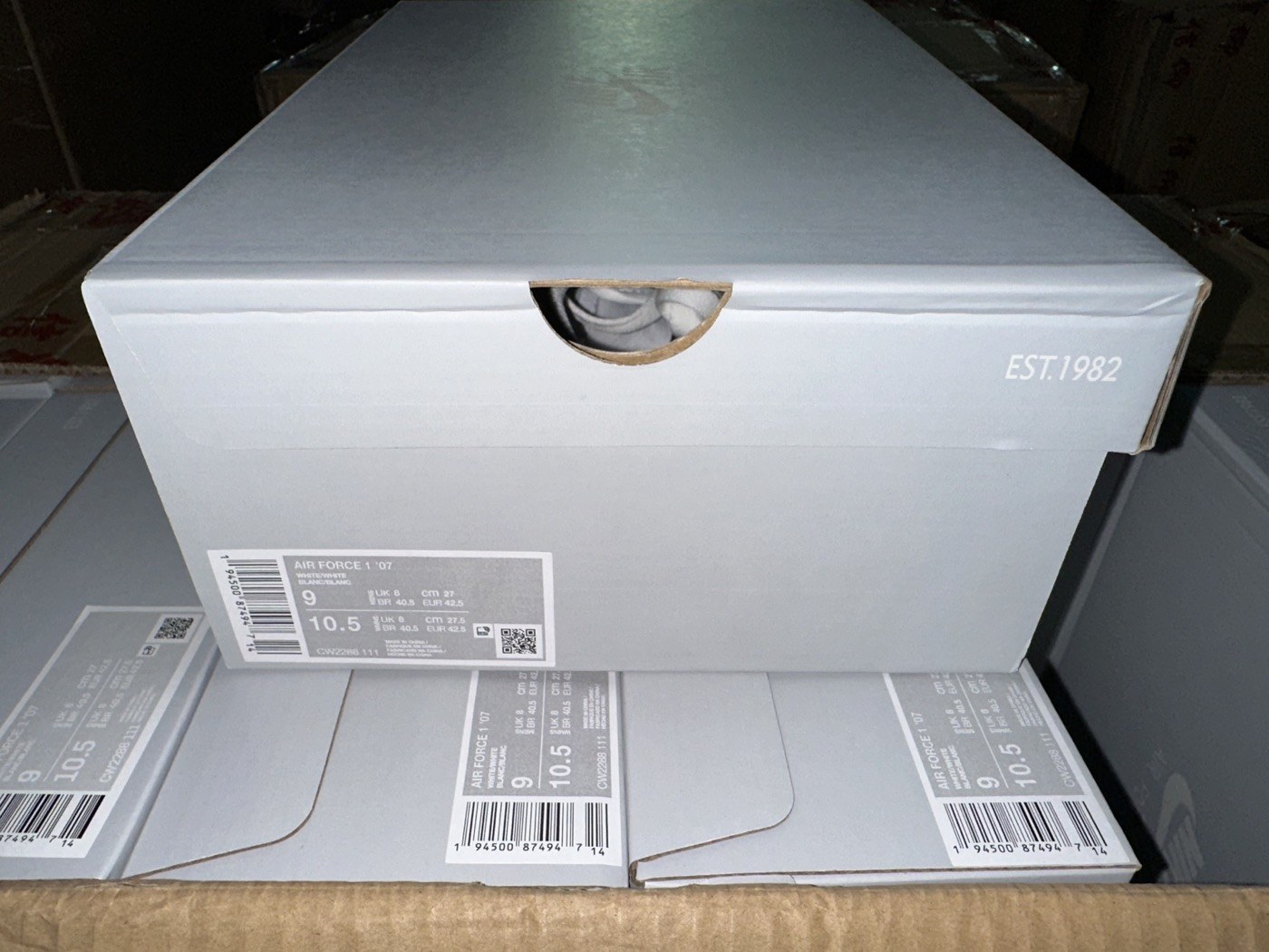 Nike Air Force 1 Triple White Sneakers product view 4