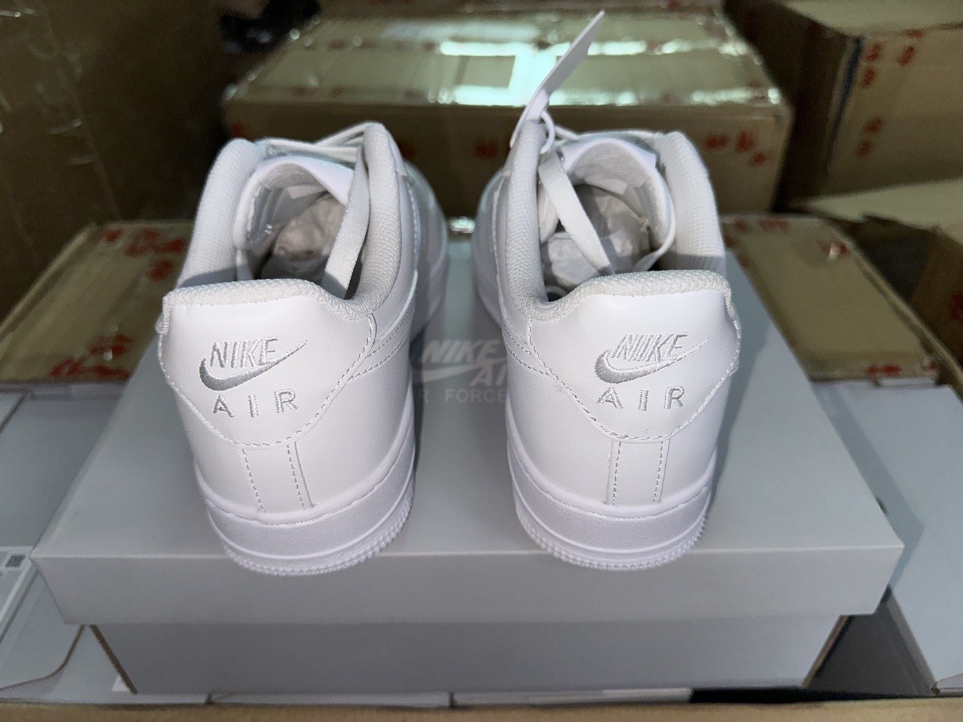 Nike Air Force 1 Triple White Sneakers product view 8
