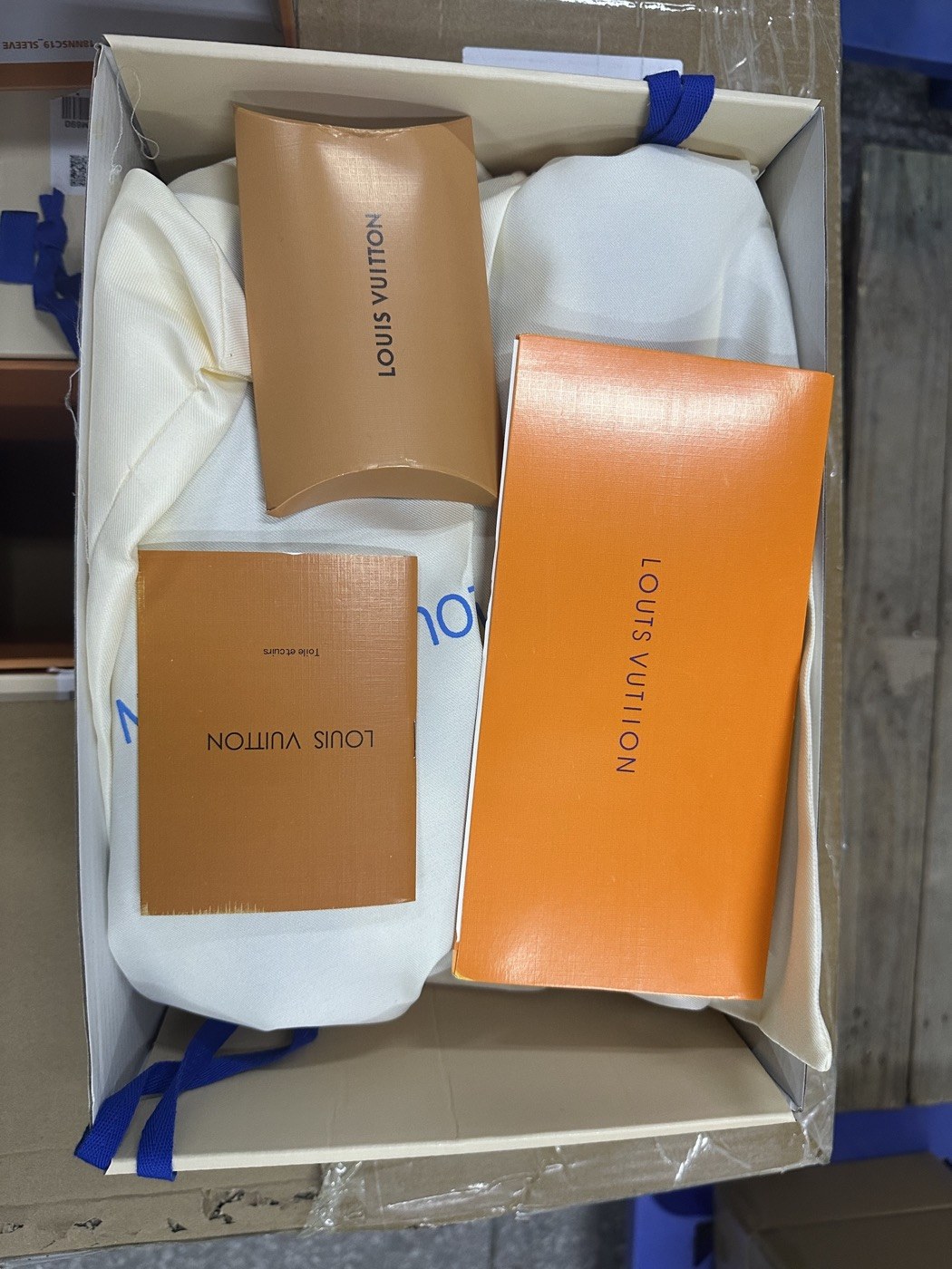 Louis Vuitton Blue Monogram Trainer Sneakers product view 3
