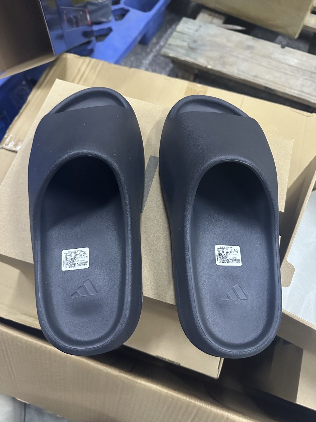 adidas Black Sculpted Slide Sandals product view 2