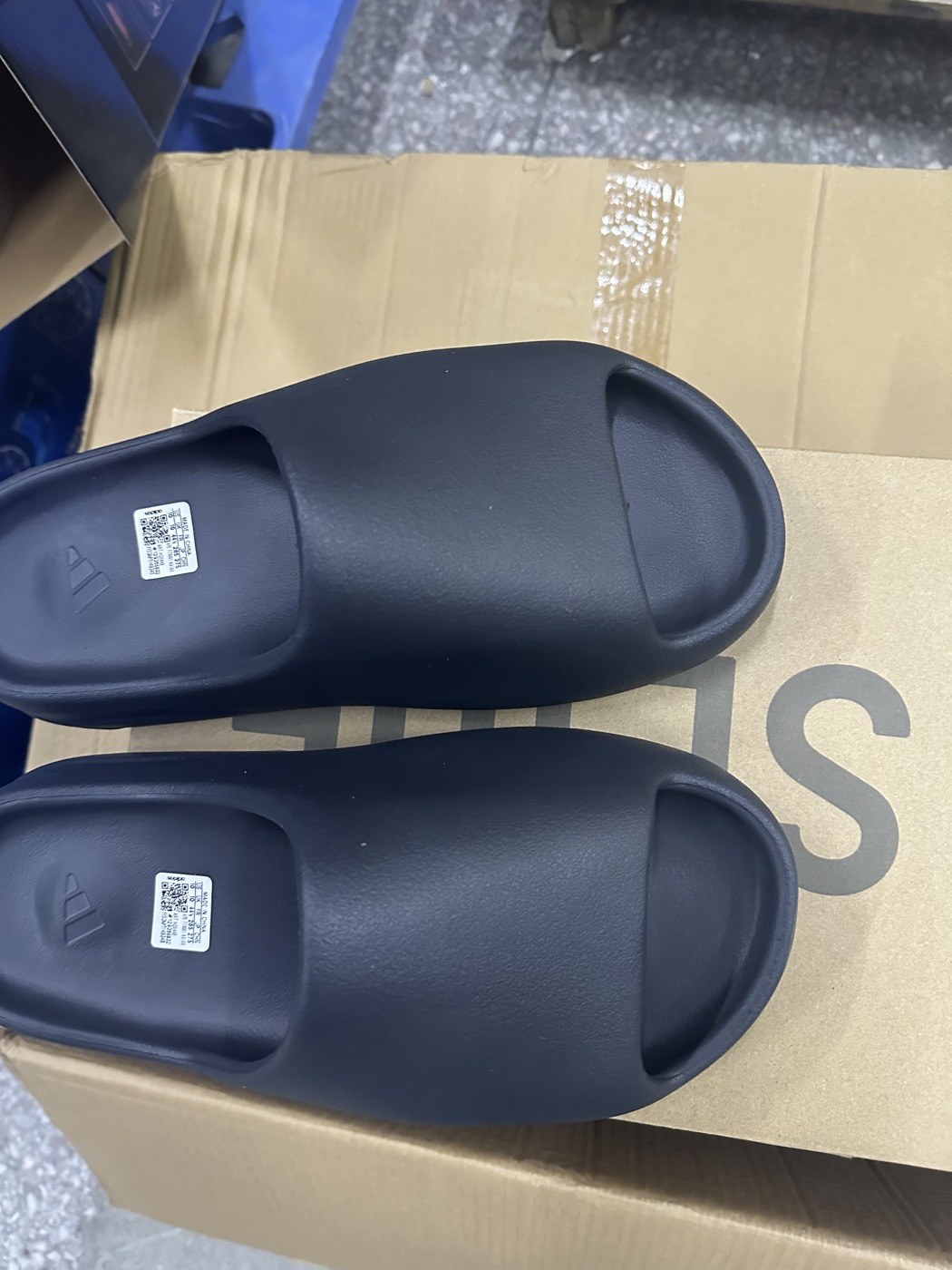 adidas Black Sculpted Slide Sandals product view 3