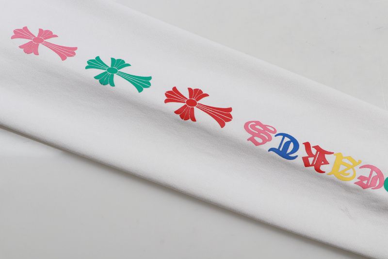 Chrome Hearts Multicolor Cross Hoodie — White product view 2