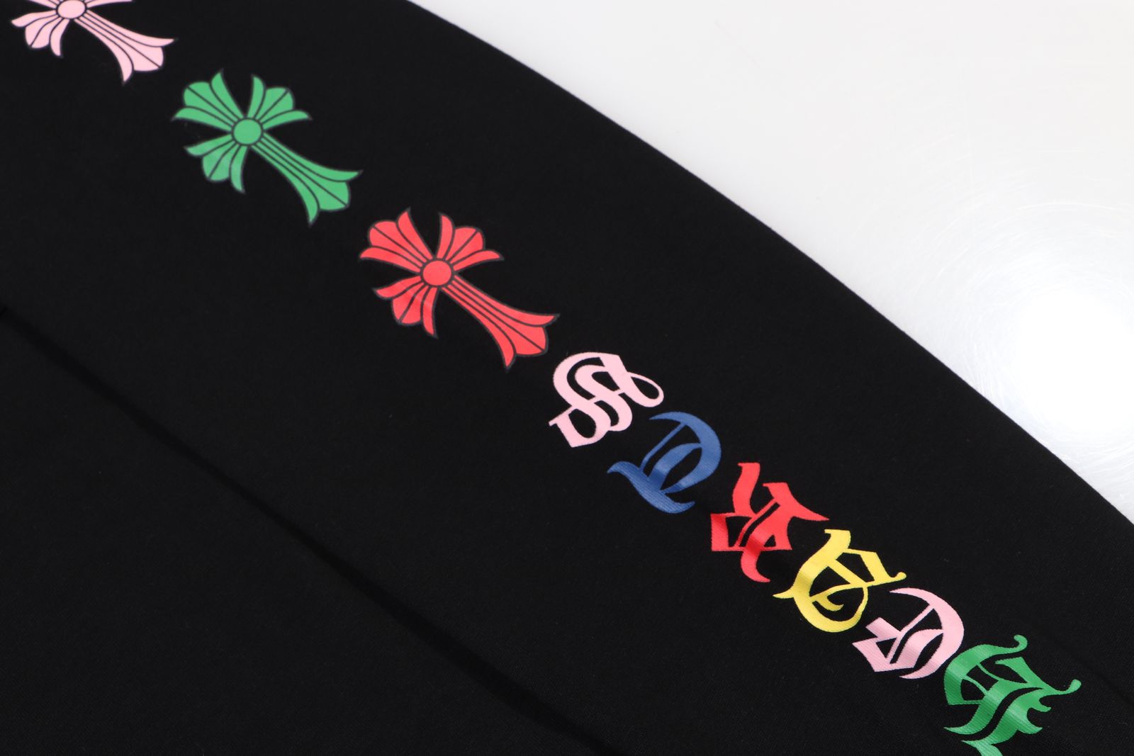 Chrome Hearts Multicolor Cross Long-Sleeve Shirt — Black product view 5