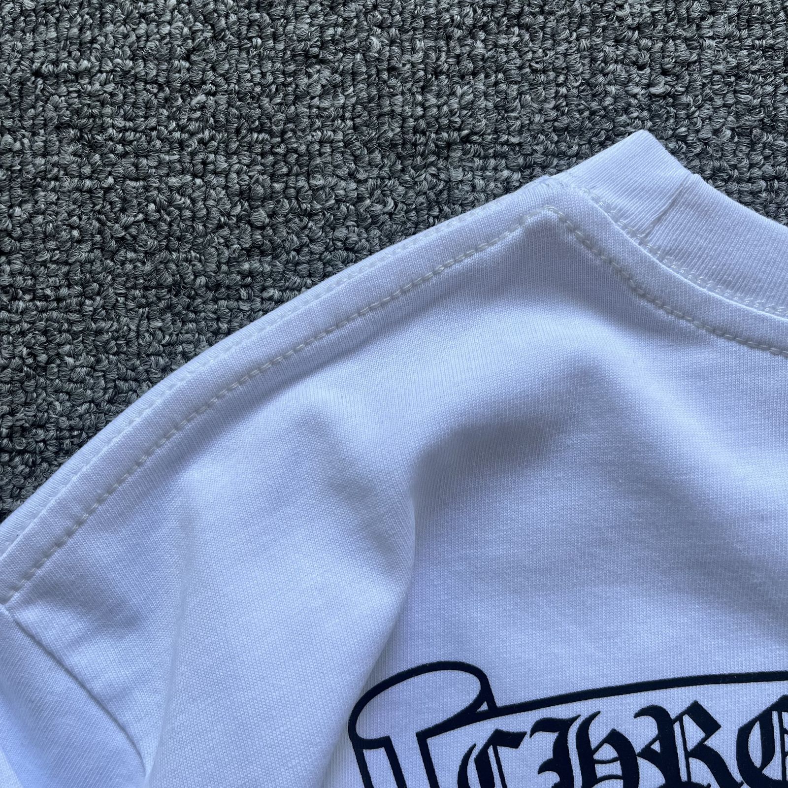 Chrome Hearts Multicolor Cross Long-Sleeve Shirt — White product view 9