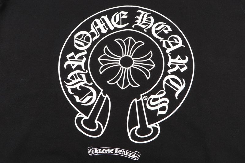 Chrome Hearts Multicolor Horseshoe Cross Hoodie — Black product view 6