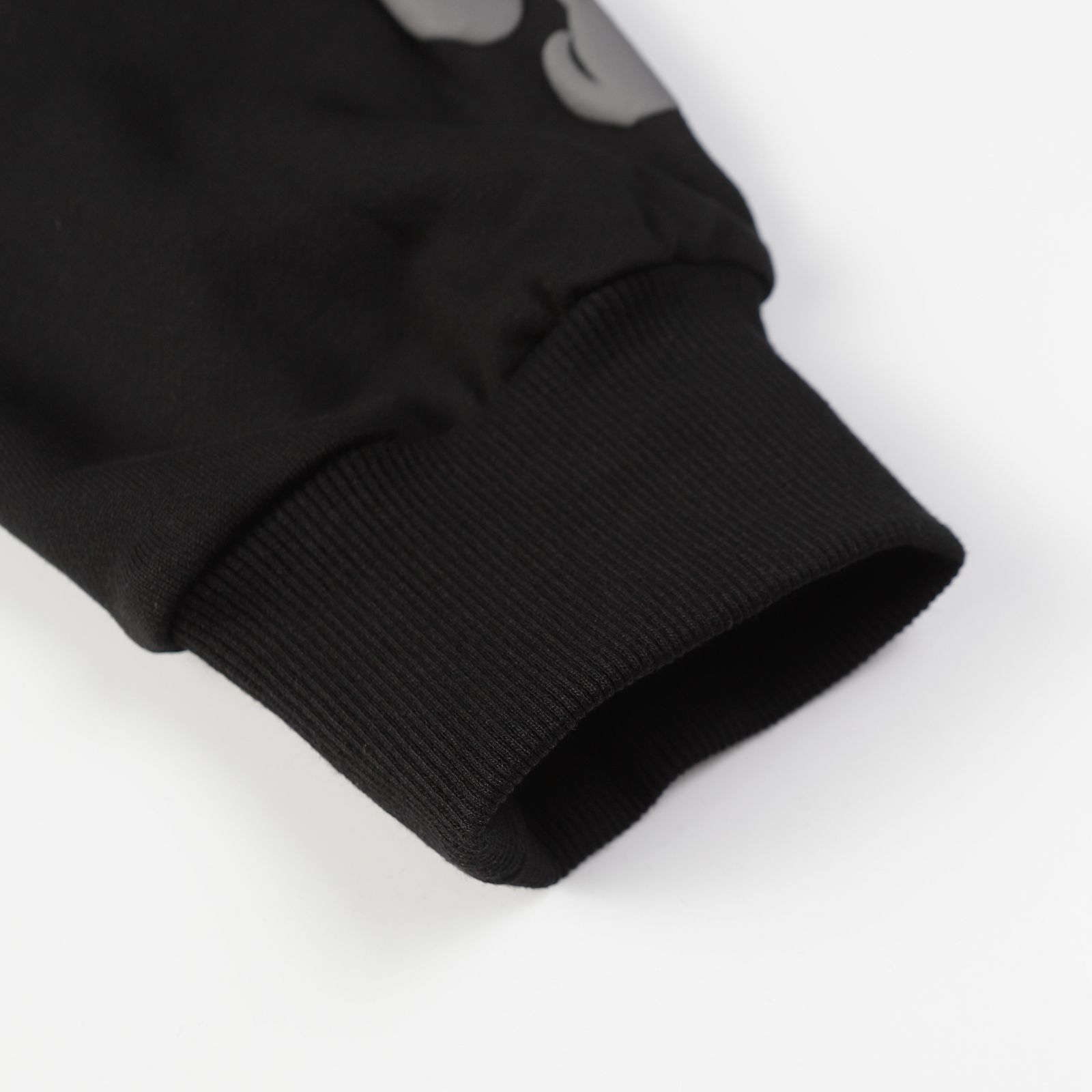 Denim Tears Cotton Wreath Hoodie — Black/Gray Print product view 6