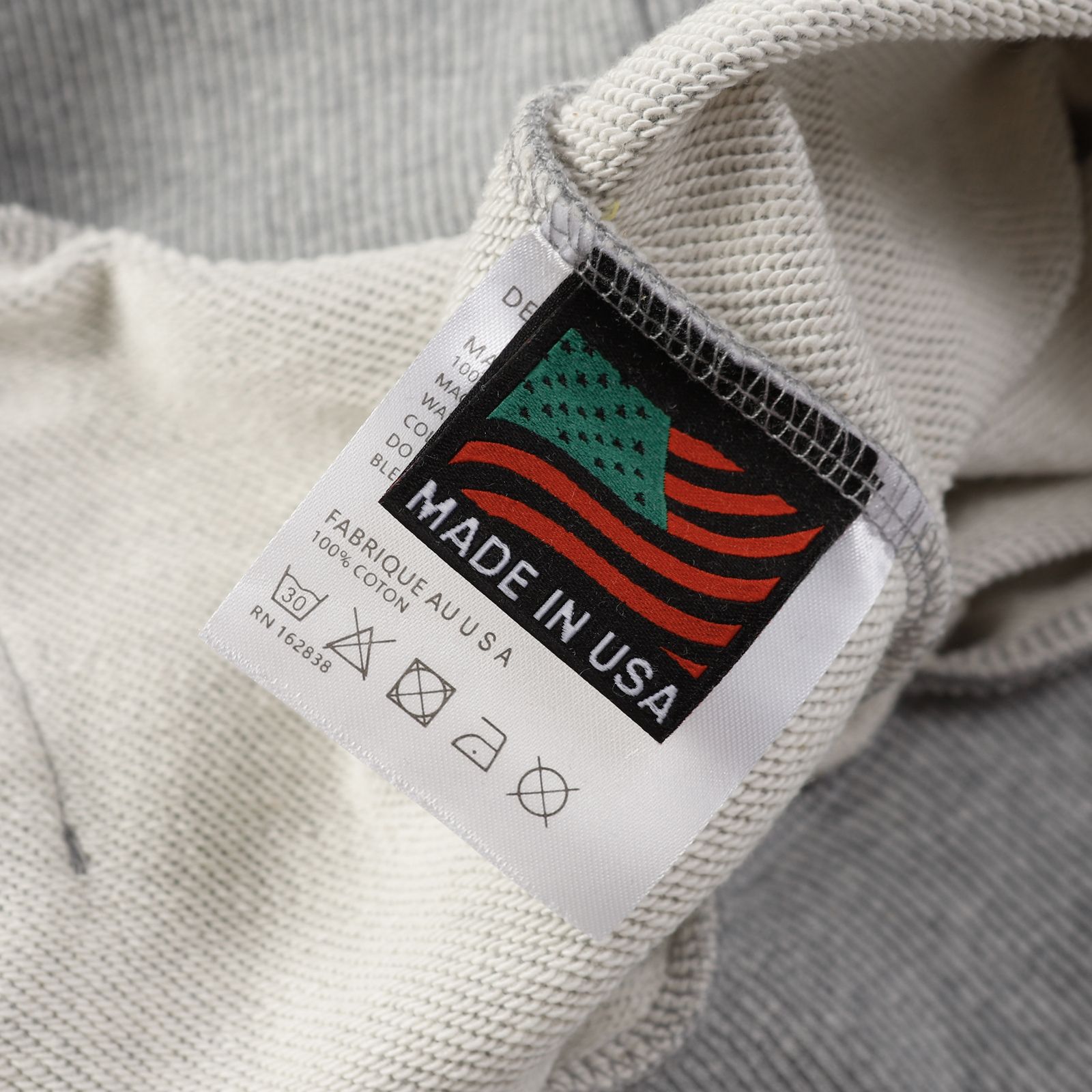 Denim Tears Cotton Wreath Hoodie — Heather Gray product view 3
