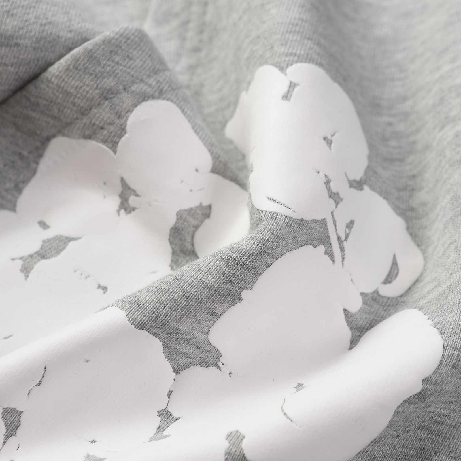 Denim Tears Cotton Wreath Hoodie — Heather Gray product view 13