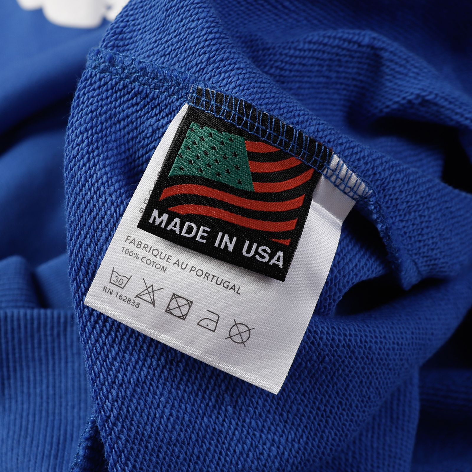 Denim Tears Cotton Wreath Hoodie — Royal Blue product view 4