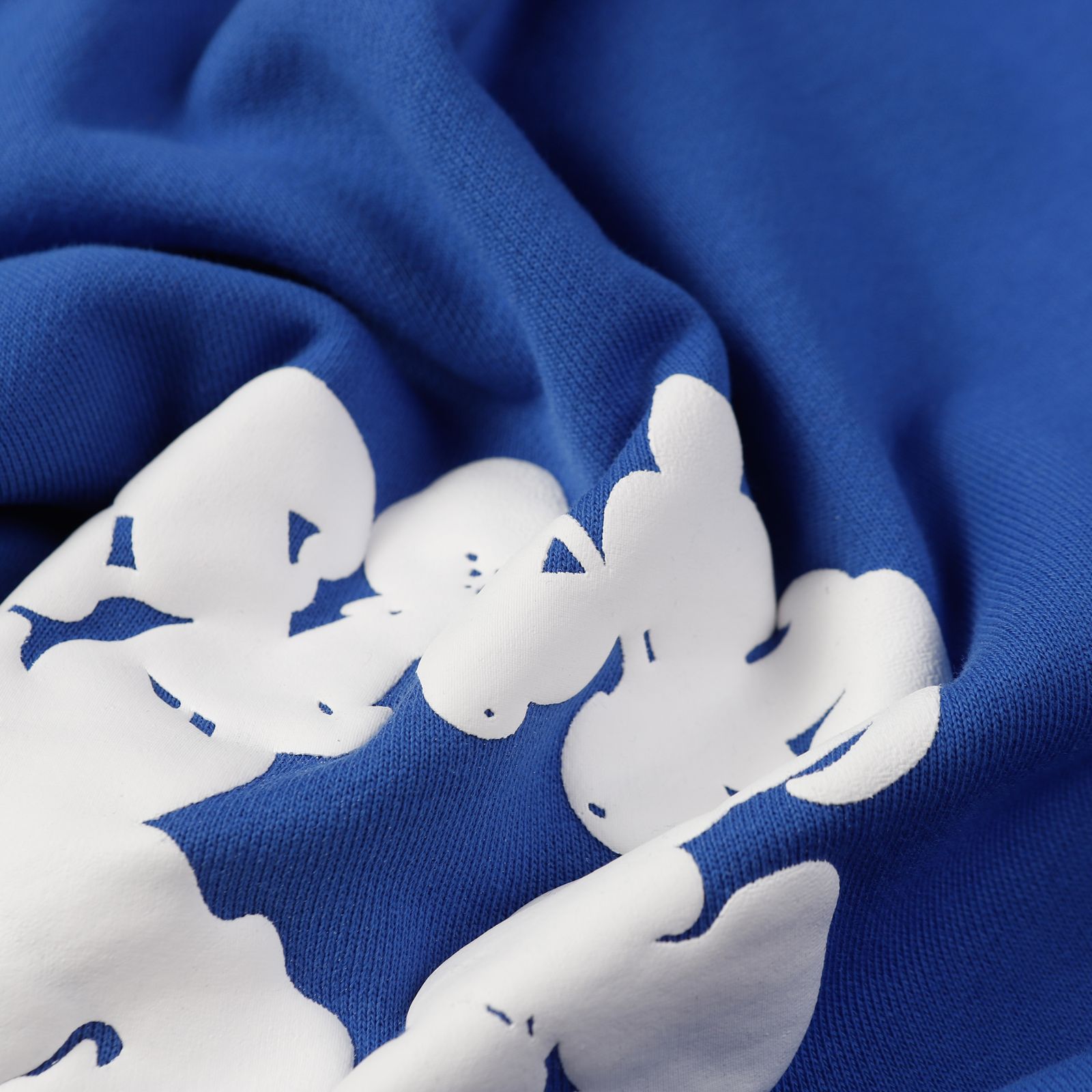 Denim Tears Cotton Wreath Hoodie — Royal Blue product view 6