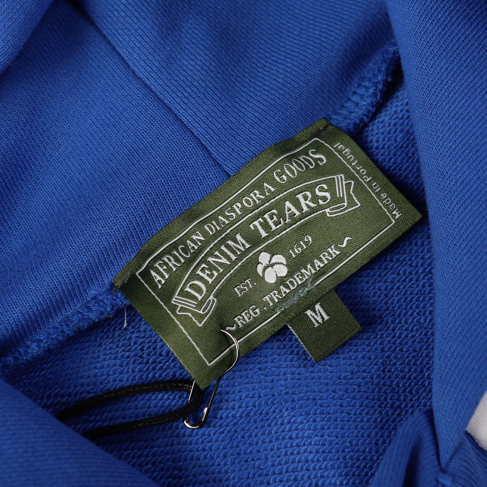 Denim Tears Cotton Wreath Hoodie — Royal Blue product view 8