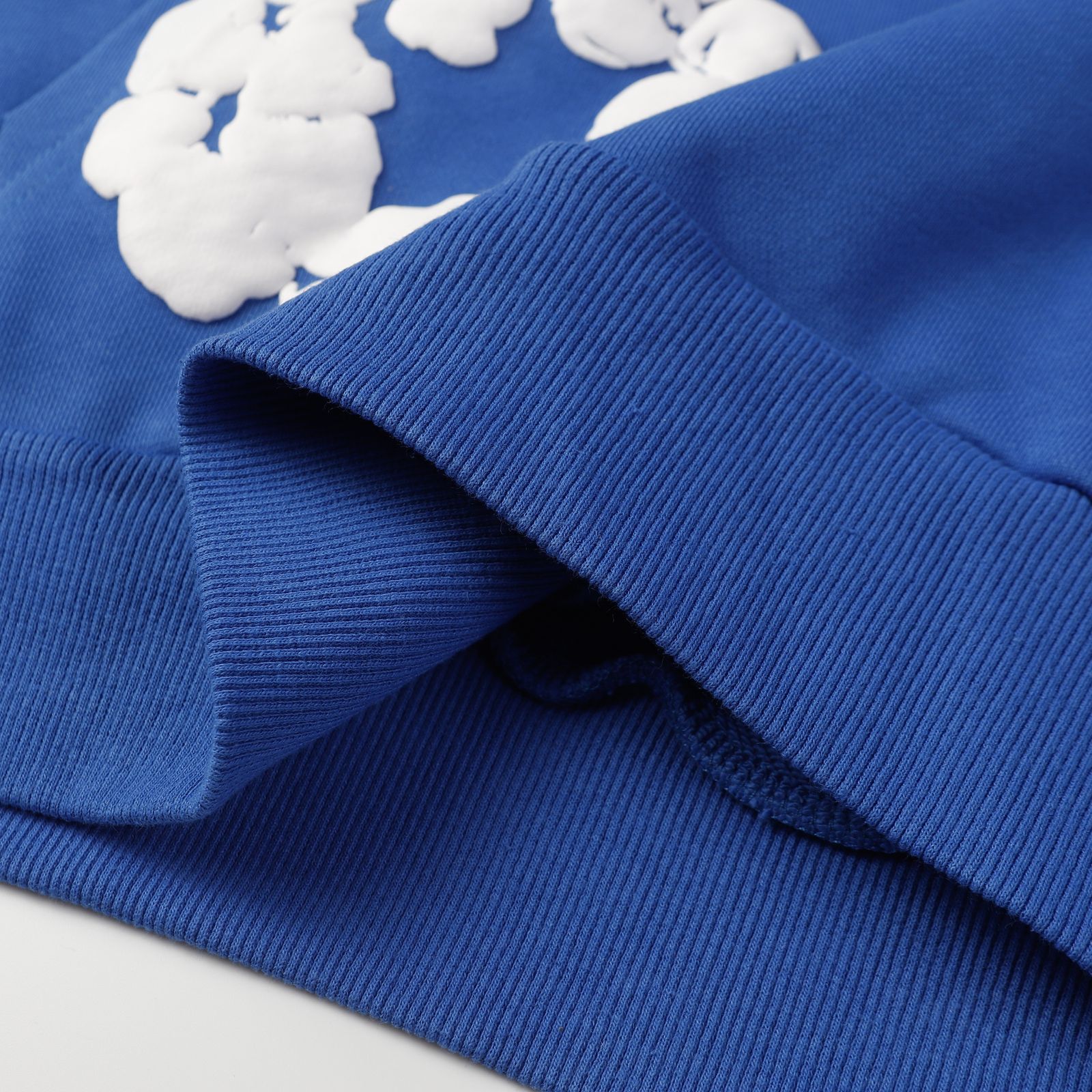 Denim Tears Cotton Wreath Hoodie — Royal Blue product view 12