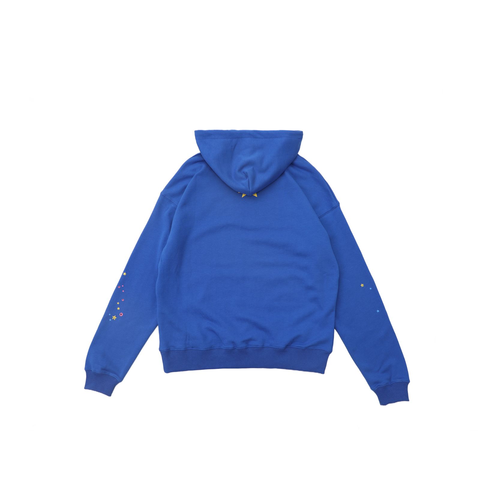 Sp5der “Nevermind the Spider” Web Hoodie — Royal Blue/Pink product view 2