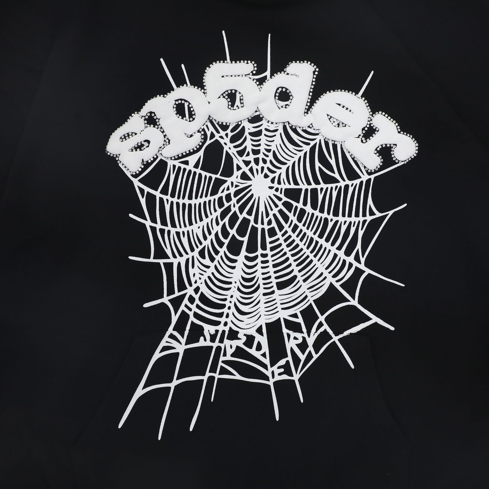 Sp5der Web Hoodie — Black/White product view 5