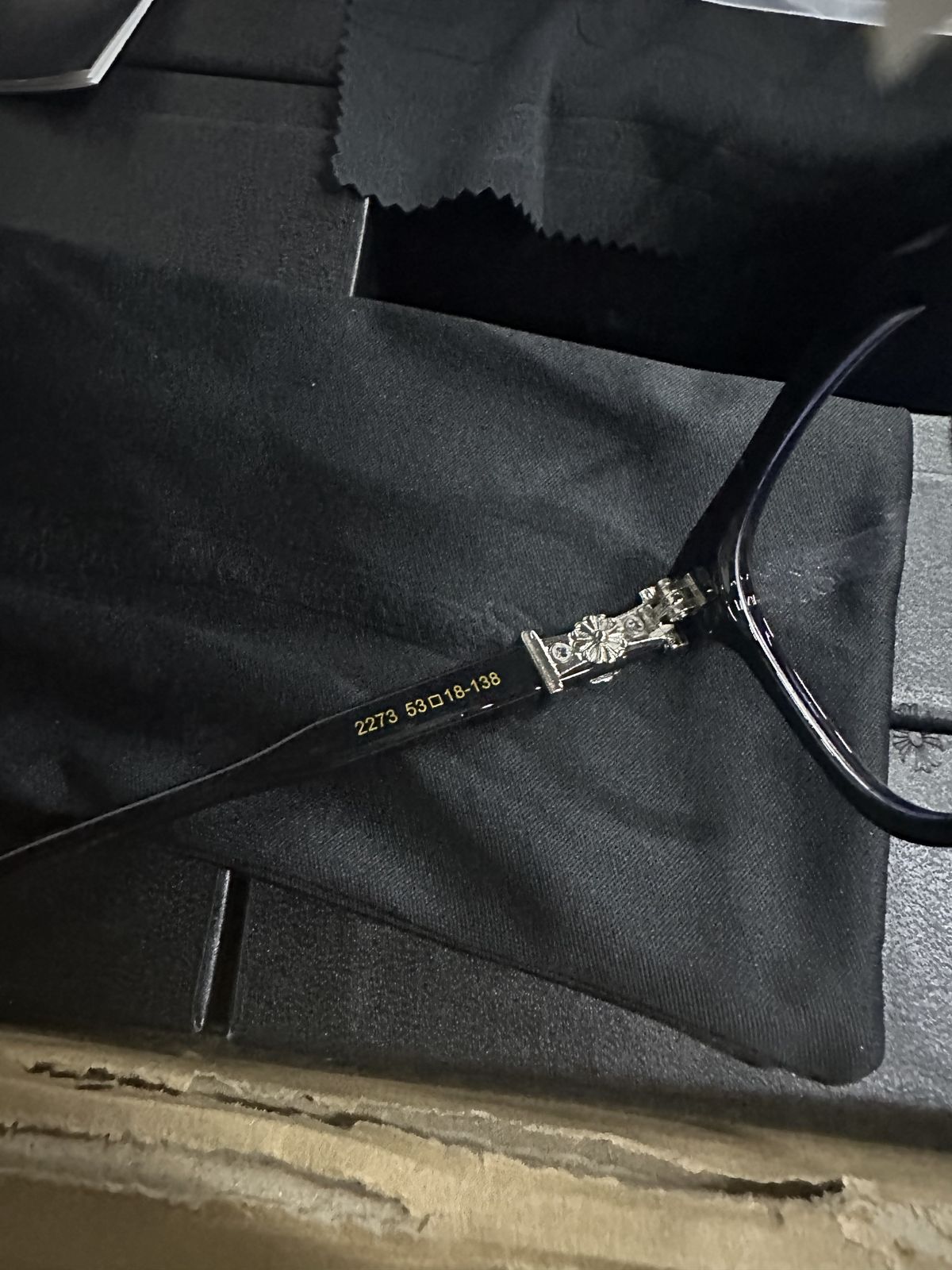 G04 Embellished Square Optical Glasses product view 3