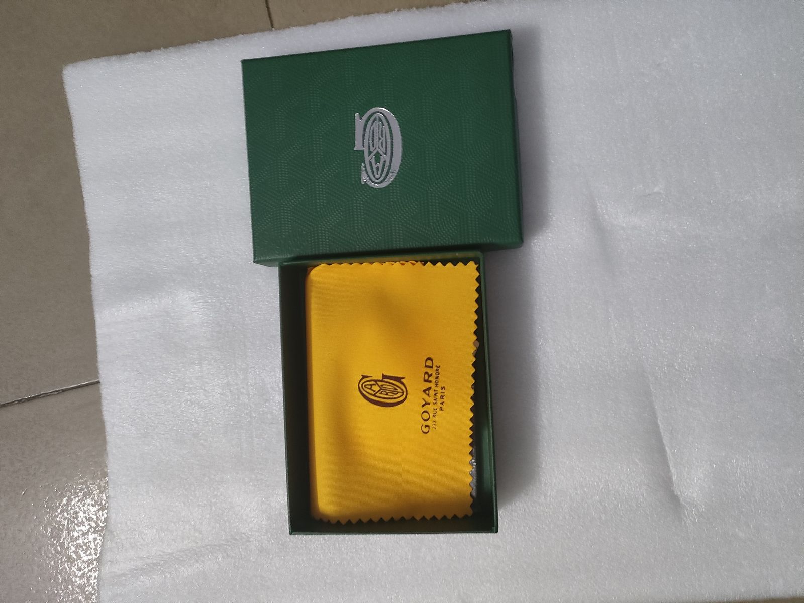 Black Monogram Snap Card Holder K13 product view 3