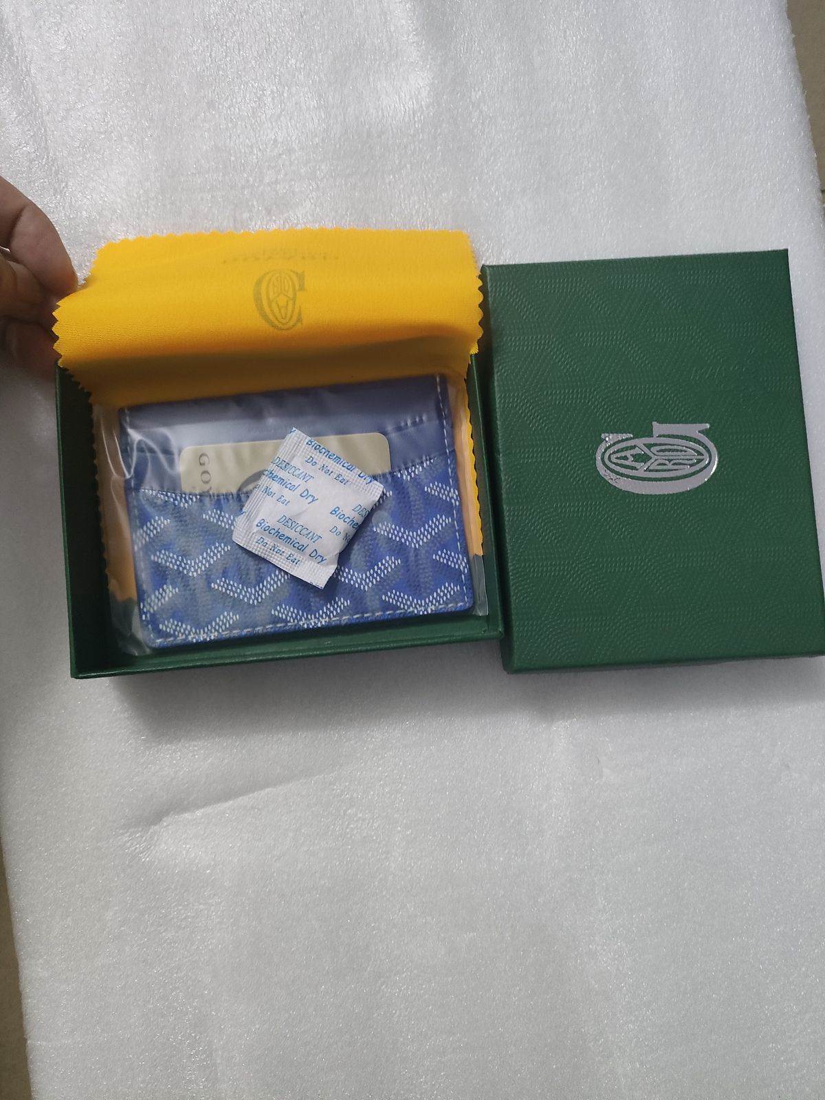 Blue Monogram Card Holder K14 product view 4