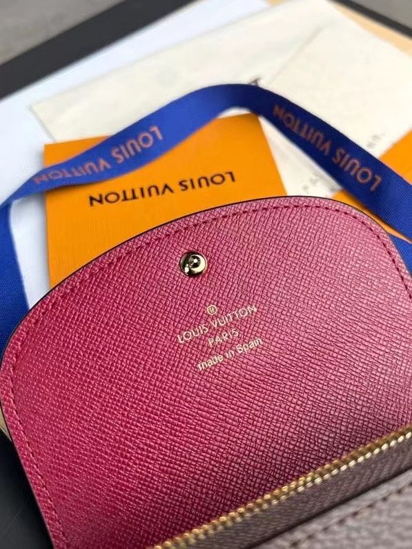 Brown Monogram Compact Coin Purse Q21 product view 5