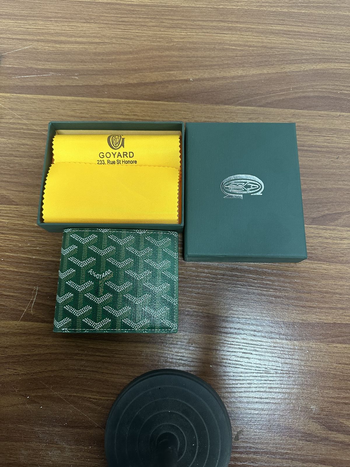 Green Monogram Bifold Wallet K10 product view 1