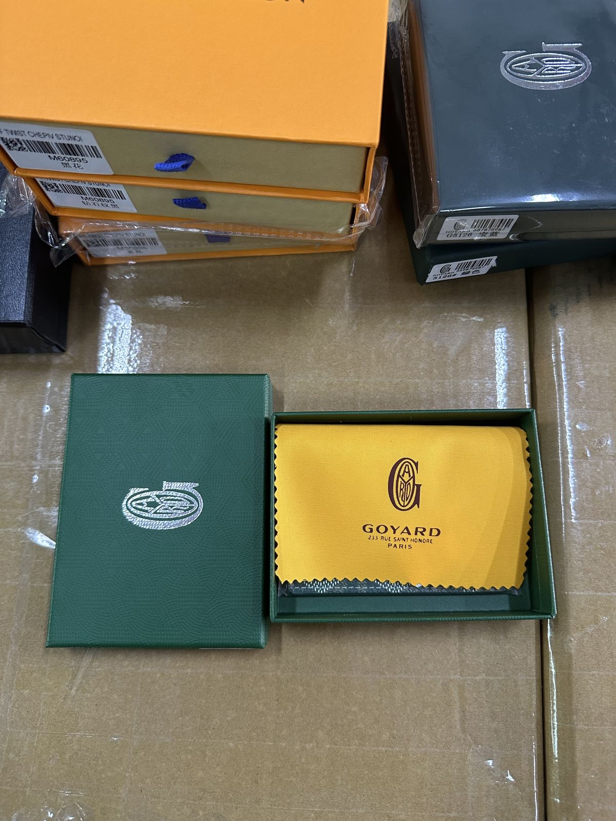 Green Monogram Card Holder K12 product view 4
